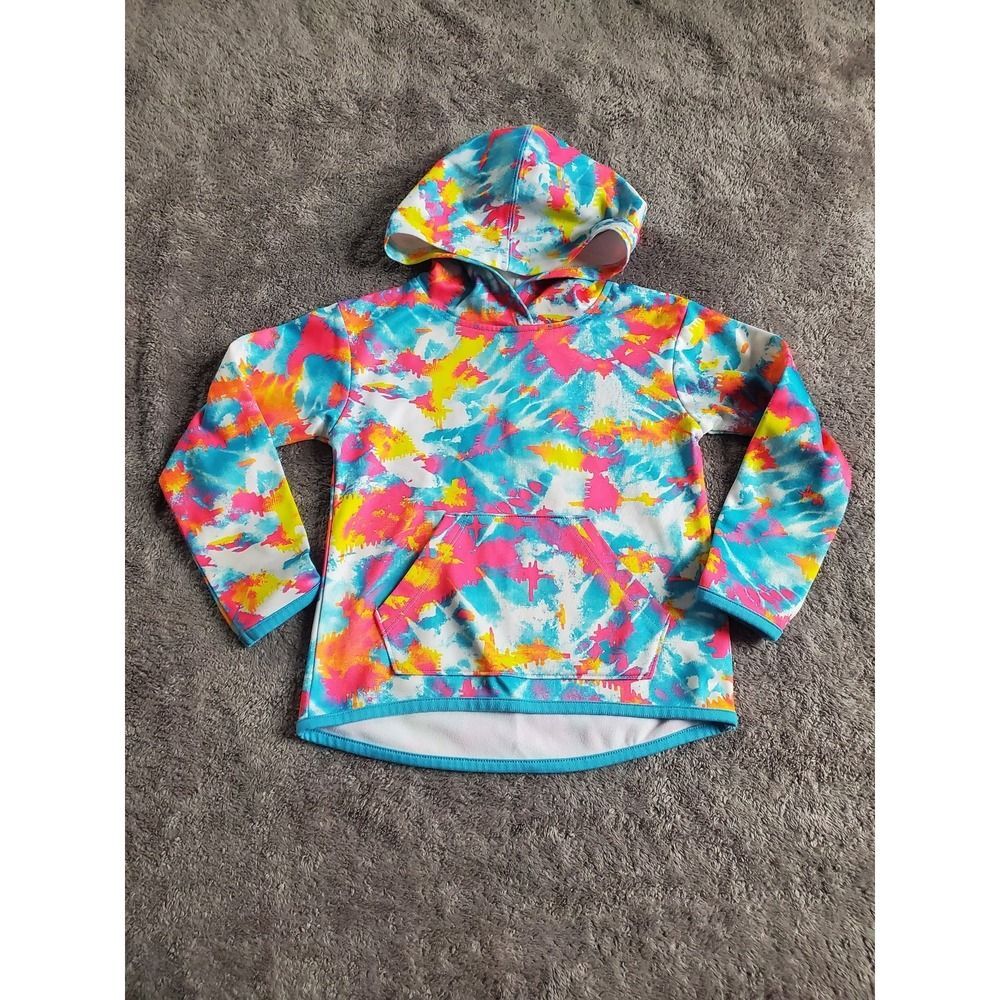 Under Armour Tie  Dye Confetti Girls Hoodie Size 4